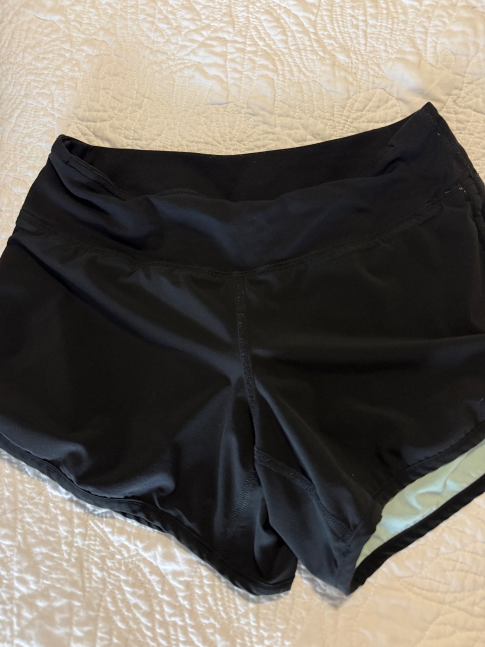 Reversible black and blue Lululemon shorts size 2